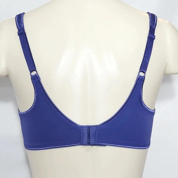 34B Company Ellen Tracy 6331 Contour Cup Underwire Bra Blue NEW WITH TAGS New w - Picture 3 of 3